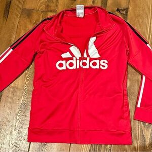 Adidas Kids Bold Red Track Jacket